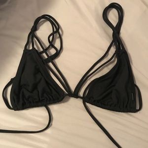 Black rip curl bikini top